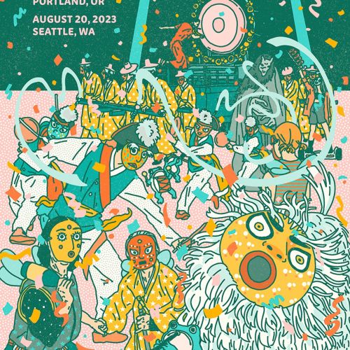Konzertplakat für Japanese Breakfast mit Built to Spill von Ing Lee