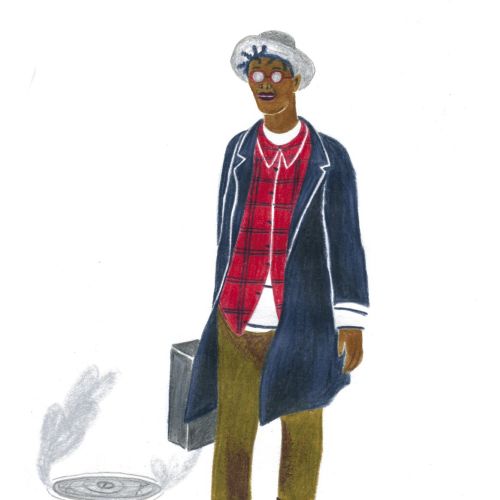 Illustration of fashion character