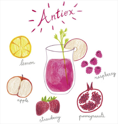 Illustration of recipe Antiox juice.