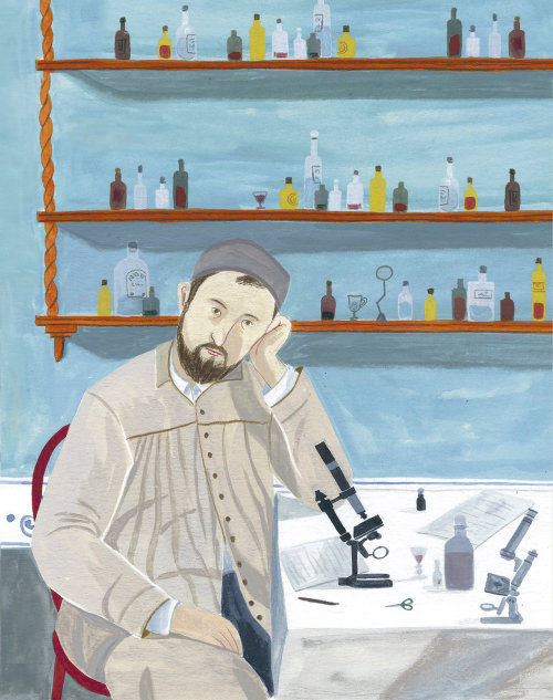 People scientist in laboratory