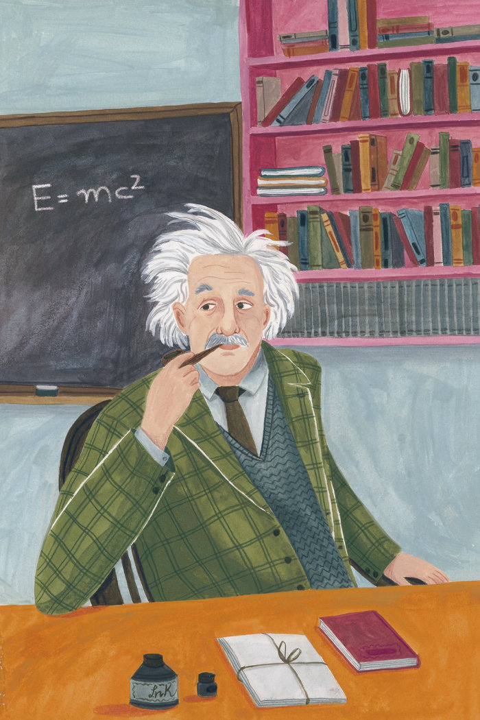 Art portrait d&#39;Einstein