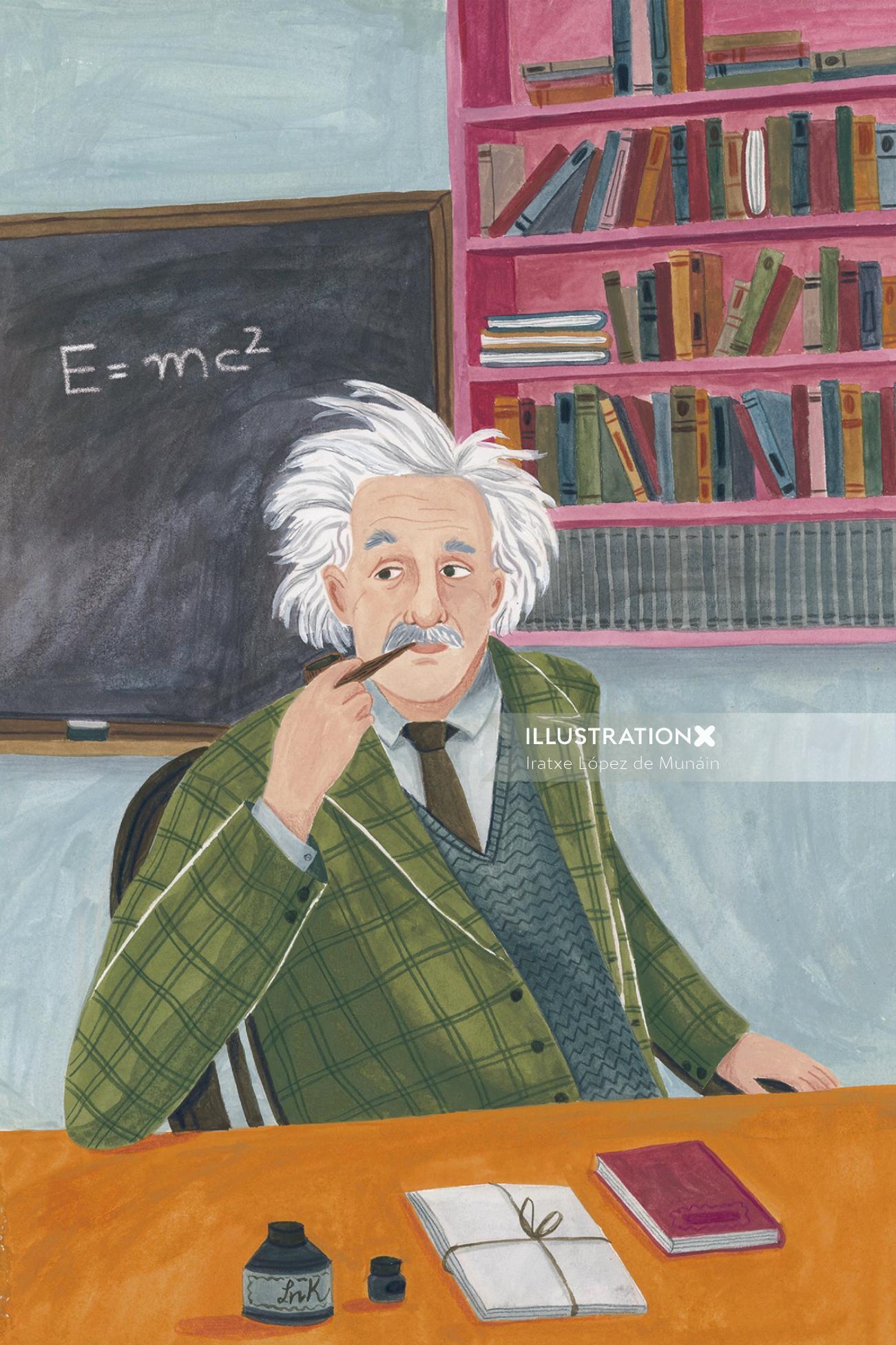 アインシュタインの肖像画