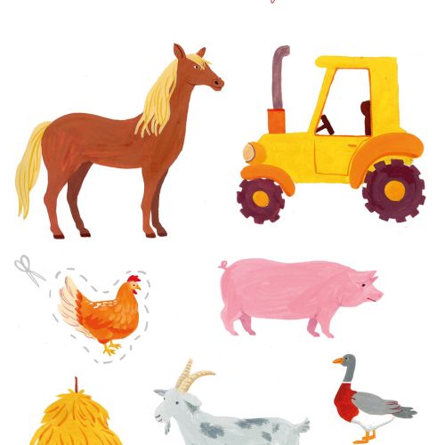 Animals in the farm