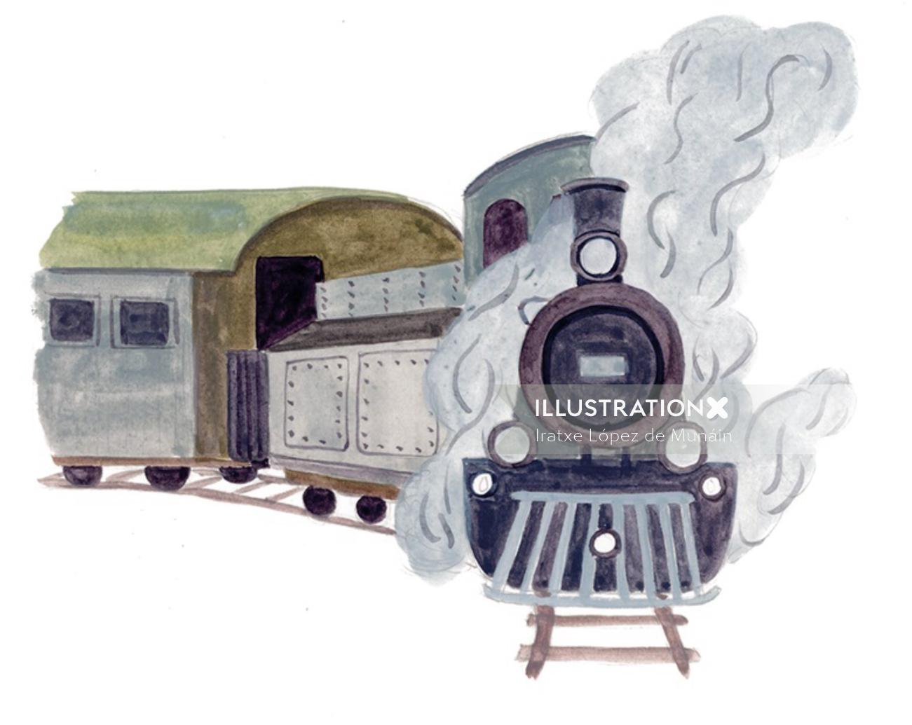 蒸気機関車の輸送