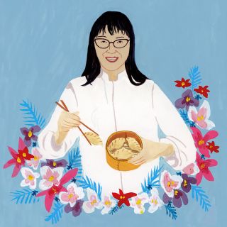 asian, asiatic food, food, portrait, asiatic women, chef,