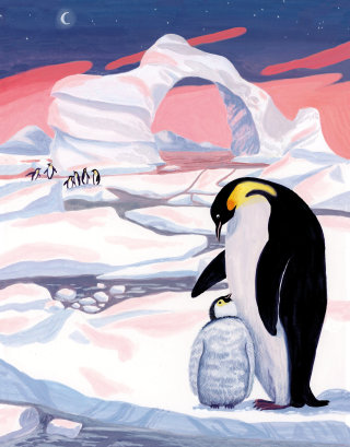 História do Ártico ilustrada na revista Pantera
