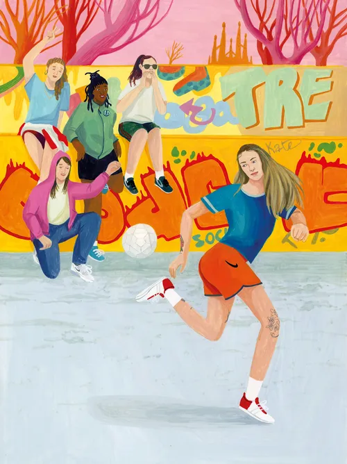 Nike Collaboration: Illustration for Street Football x Barcelona