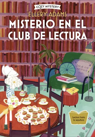 Design de brochura do livro Cozy Mystery