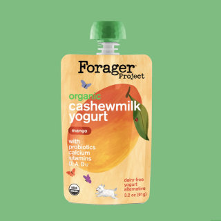 Packaging of Forager Project's cashew milk yogurt