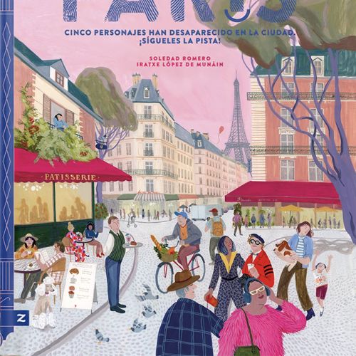 Illustrated book about Paris