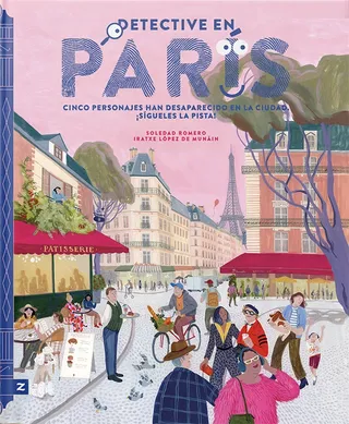 Livro ilustrado sobre Paris