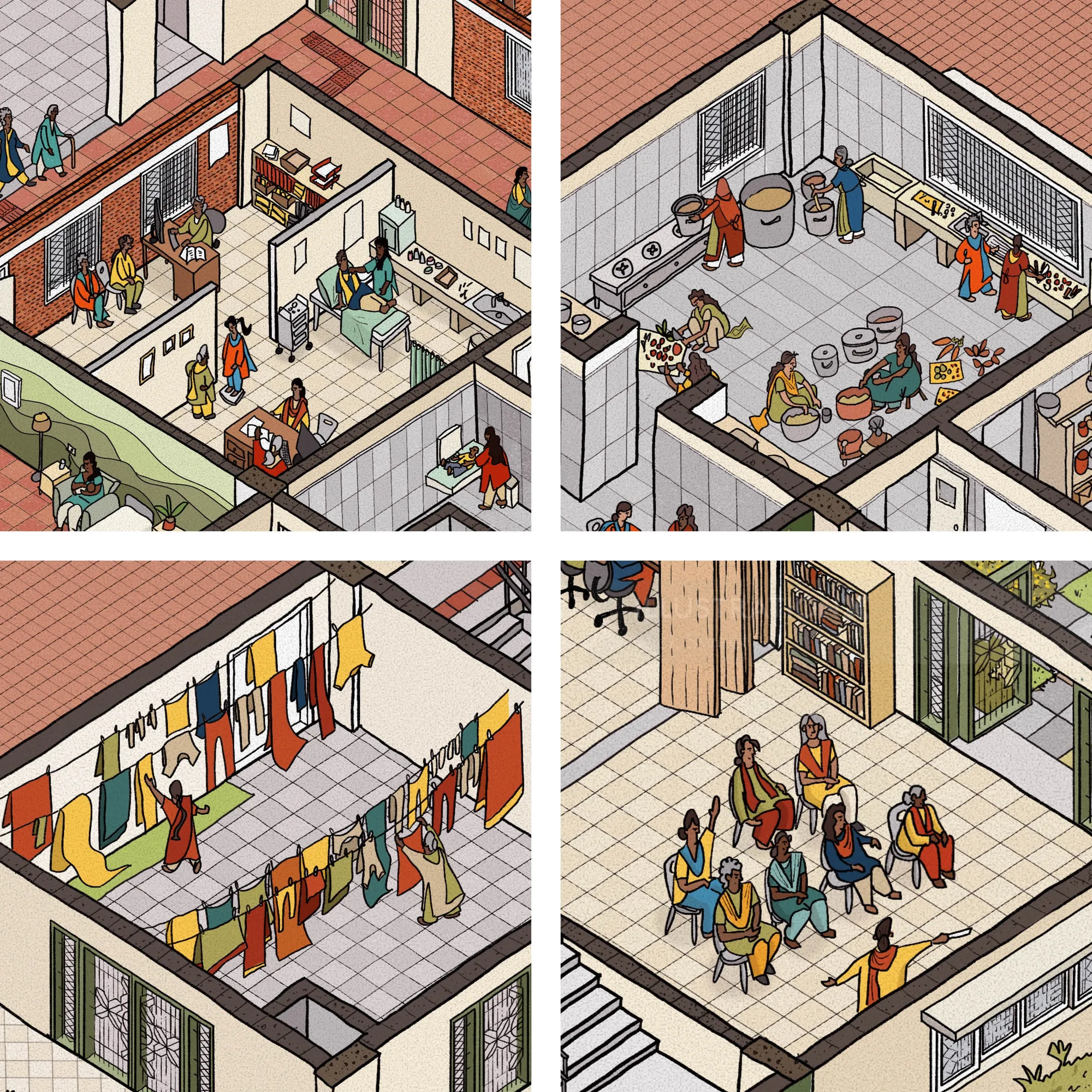 Visual storytelling of shelter life and protection in Bengaluru