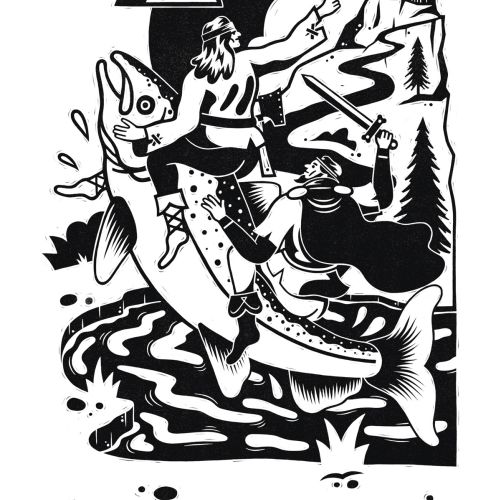 Jacob Stead Preto e branco Illustrator from United Kingdom