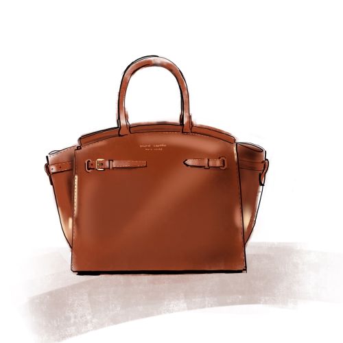Fashion Graphic art of Ralph Lauren RL50 handbag