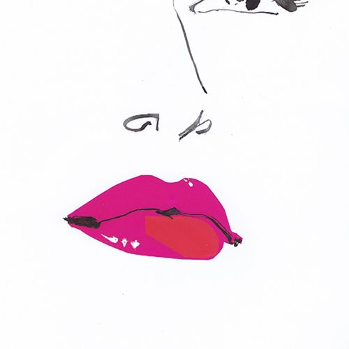 Beauty Lips drawing
