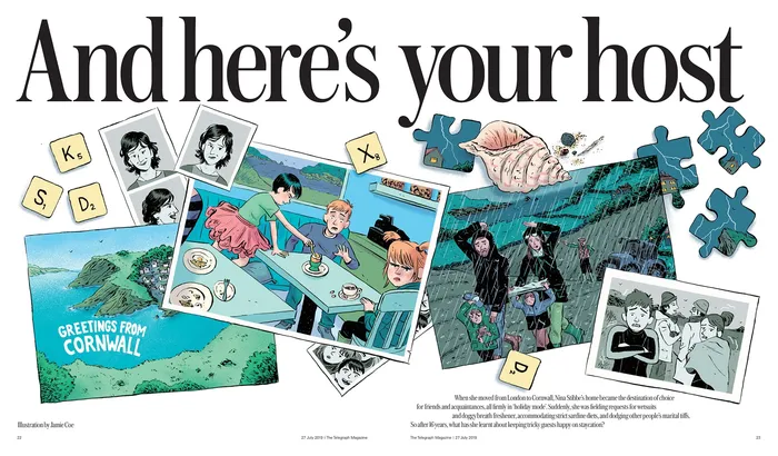 Editorial illustration for The Telegraph Magazine