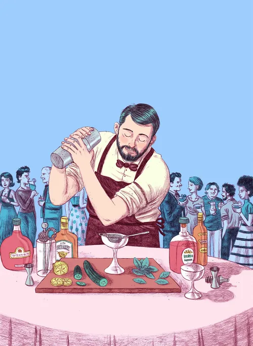 Graphic design of Fine Food Digest