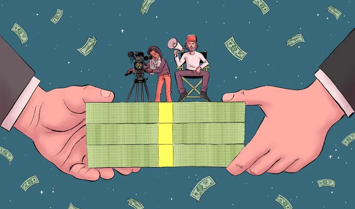 Visual explaining the different types of funding for film production
