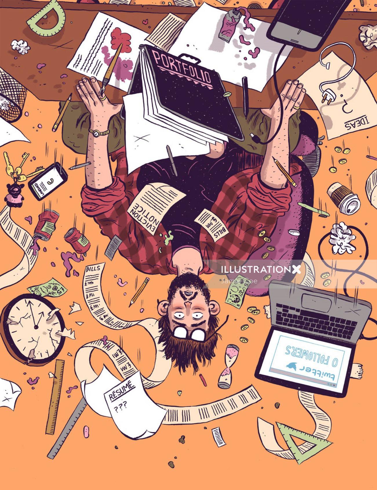 Computer Arts Magazine illustration