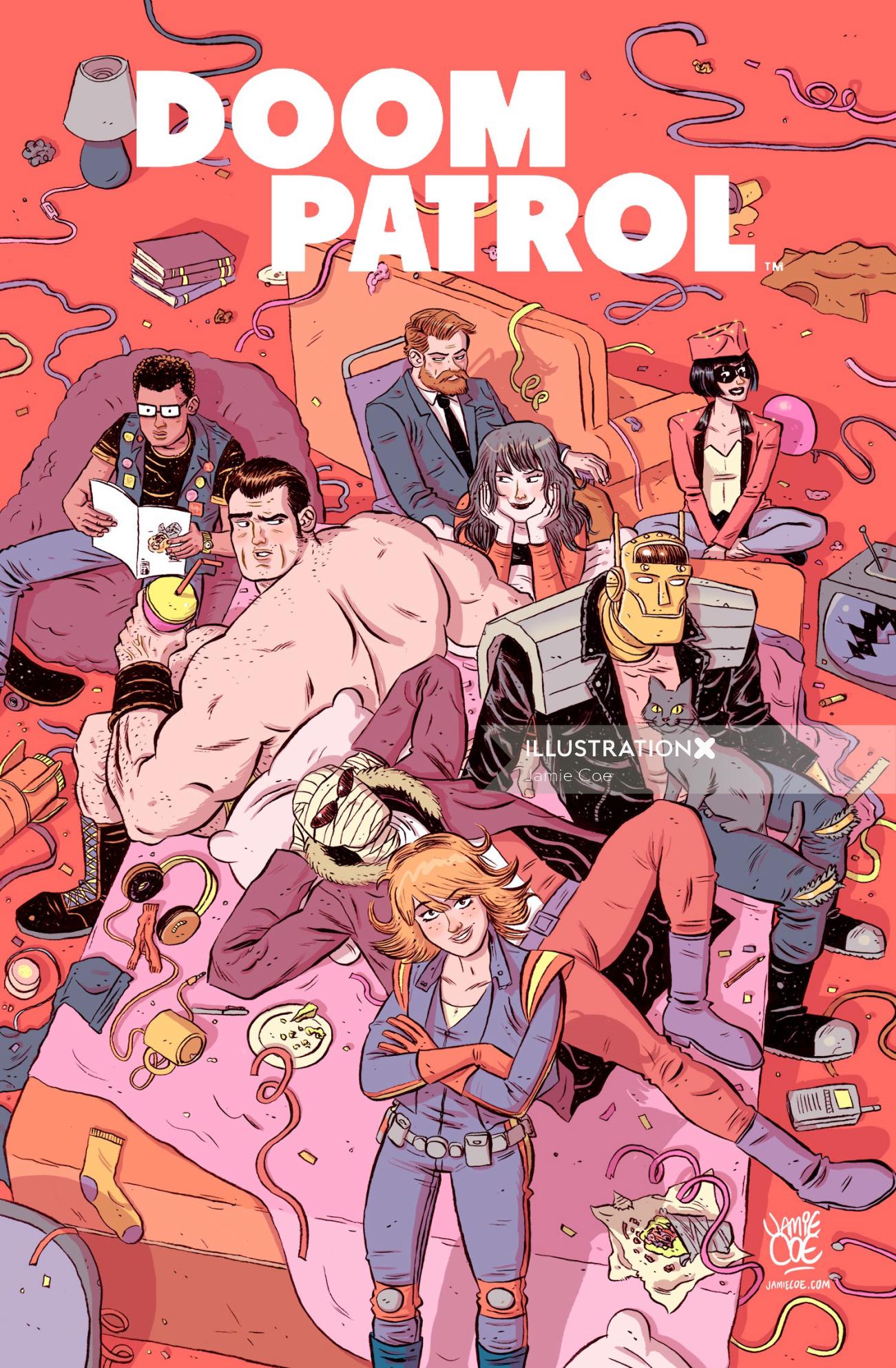 Comic poster Doom Patrol

