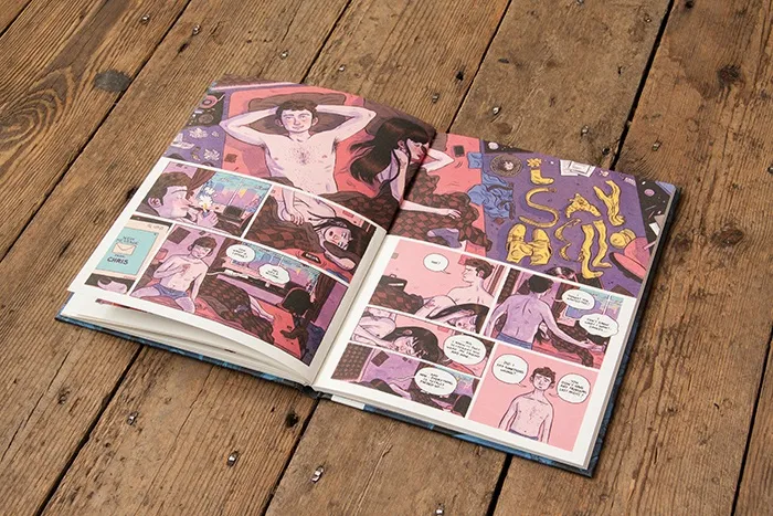 Pages from the graphic novel Art Schooled
