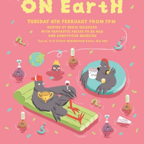 Promotional poster of "The Greatest Quiz On Earth"