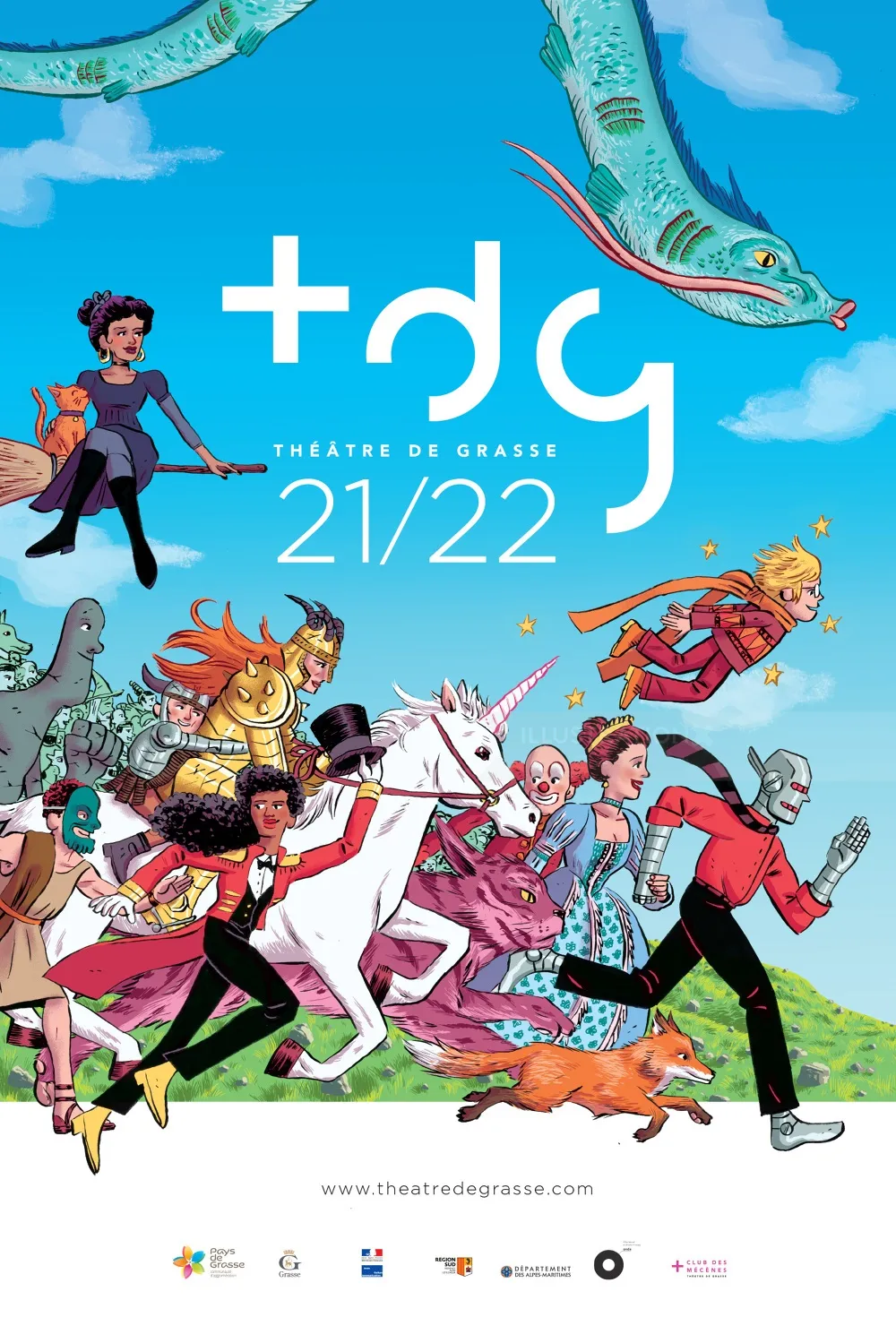 Theatre de Grasse promotional illustration
