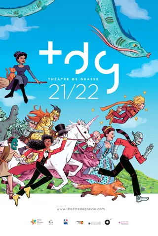 Theatre de Grasse promotional illustration