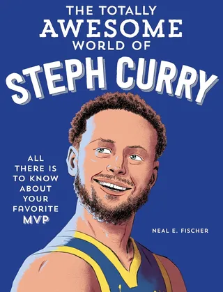 Dynamic and eye-catching artwork for Steph Curry fan book