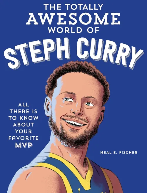 Dynamic and eye-catching artwork for Steph Curry fan book