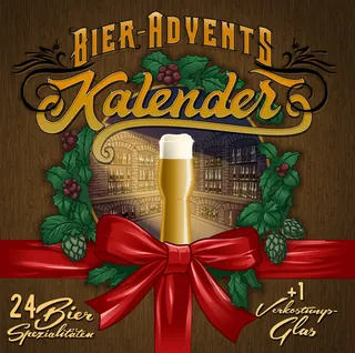 Beer advent calendar with 24 beer varieties and tasting glass by Jan Meininghaus