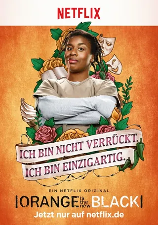 Promotional poster for Orange Is the New Black by Jan Meininghaus