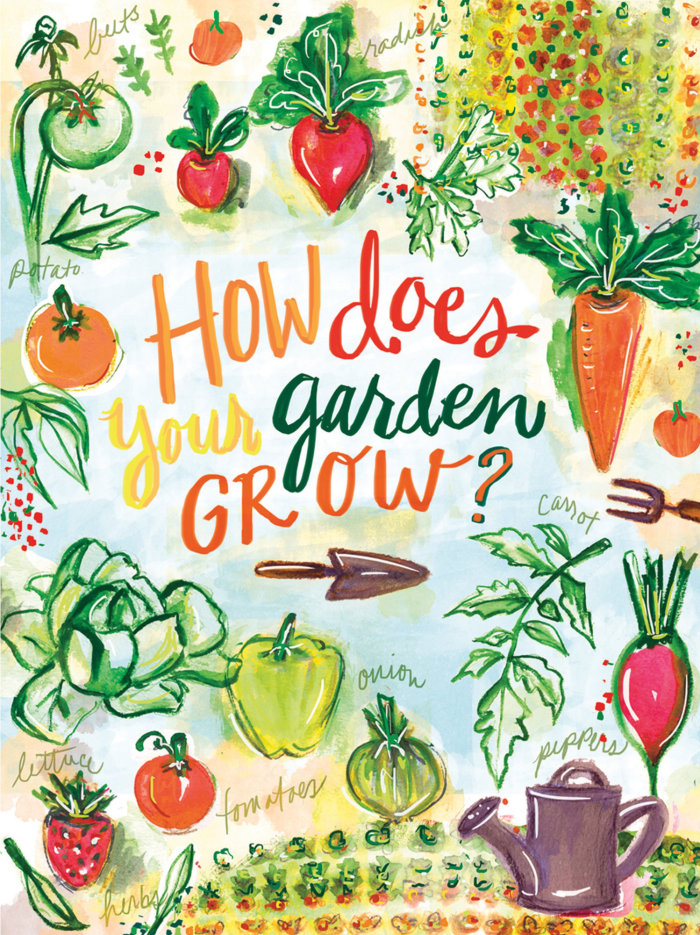 图形您的花园如何生长