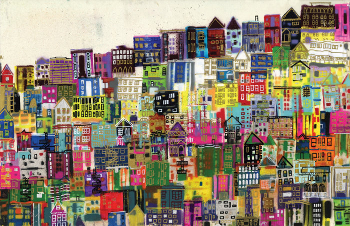 Illustration de la ville par Jennifer Maravillas