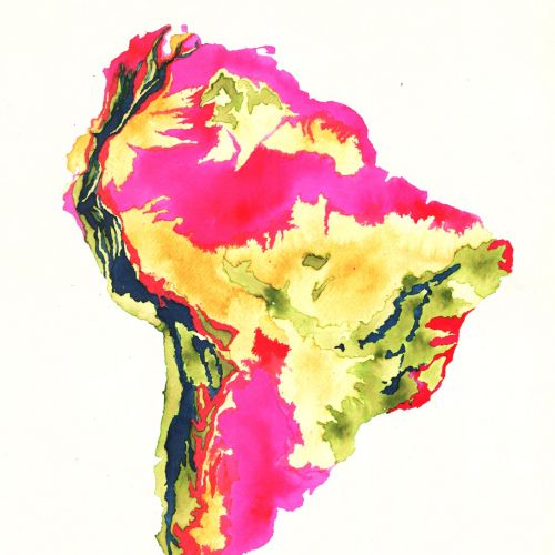 An illustration of Africa map