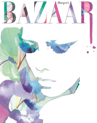 Couverture éditoriale de Harper&#39;s Bazaar Corée