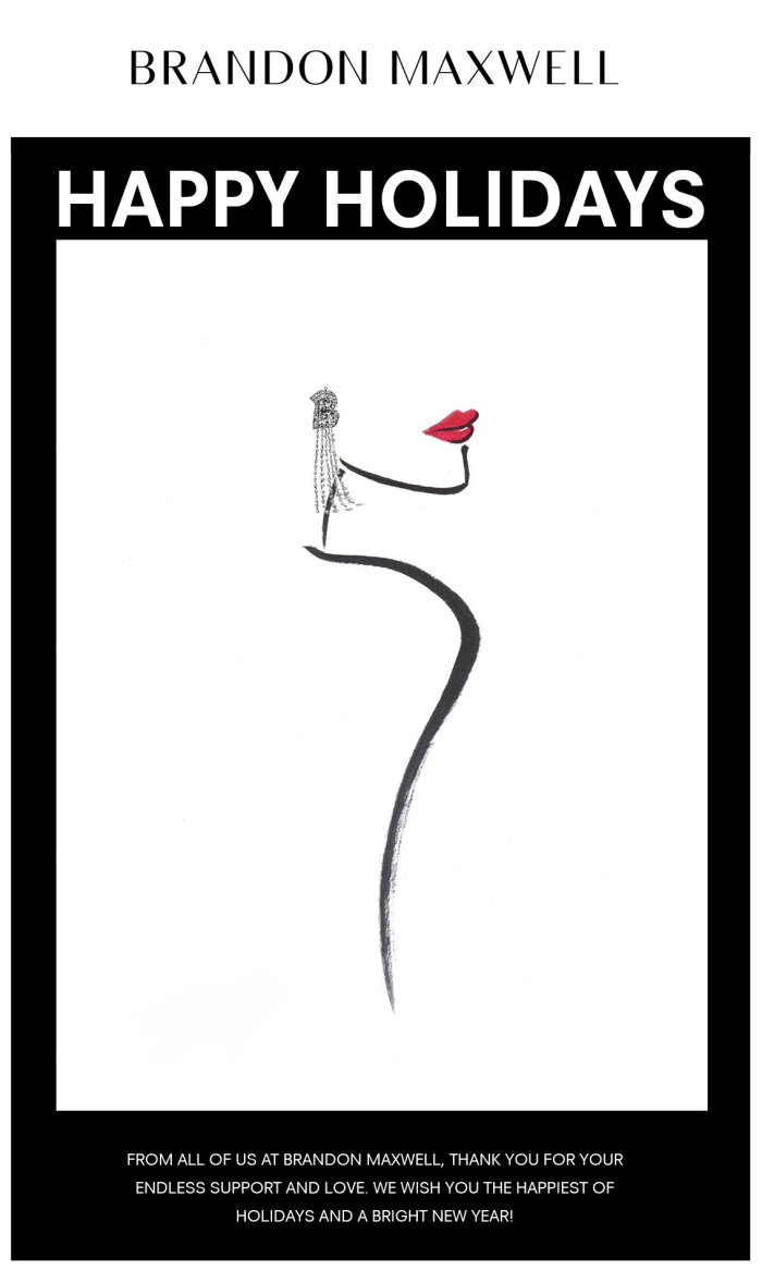 Beauty Holiday Card
