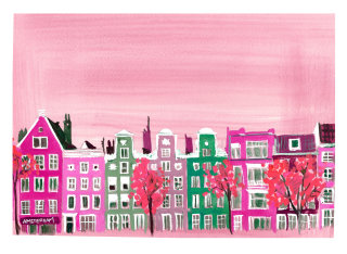 ピンクのアムステルダム