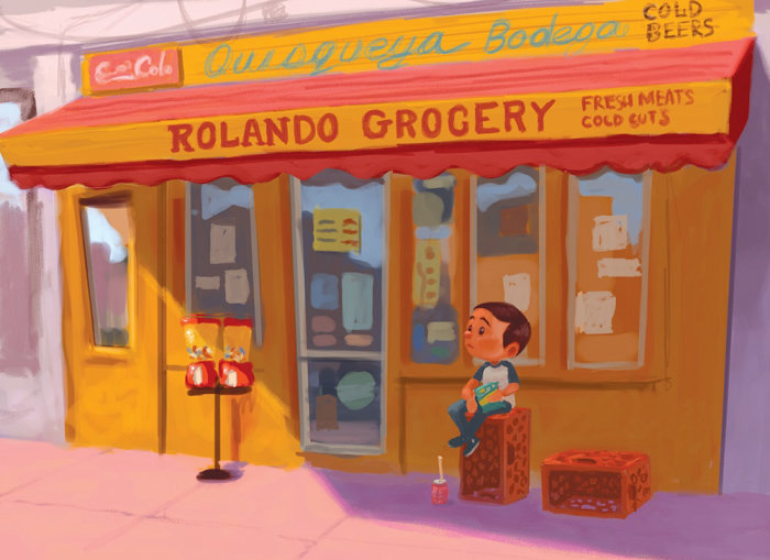 Rolando grocery graphic design 