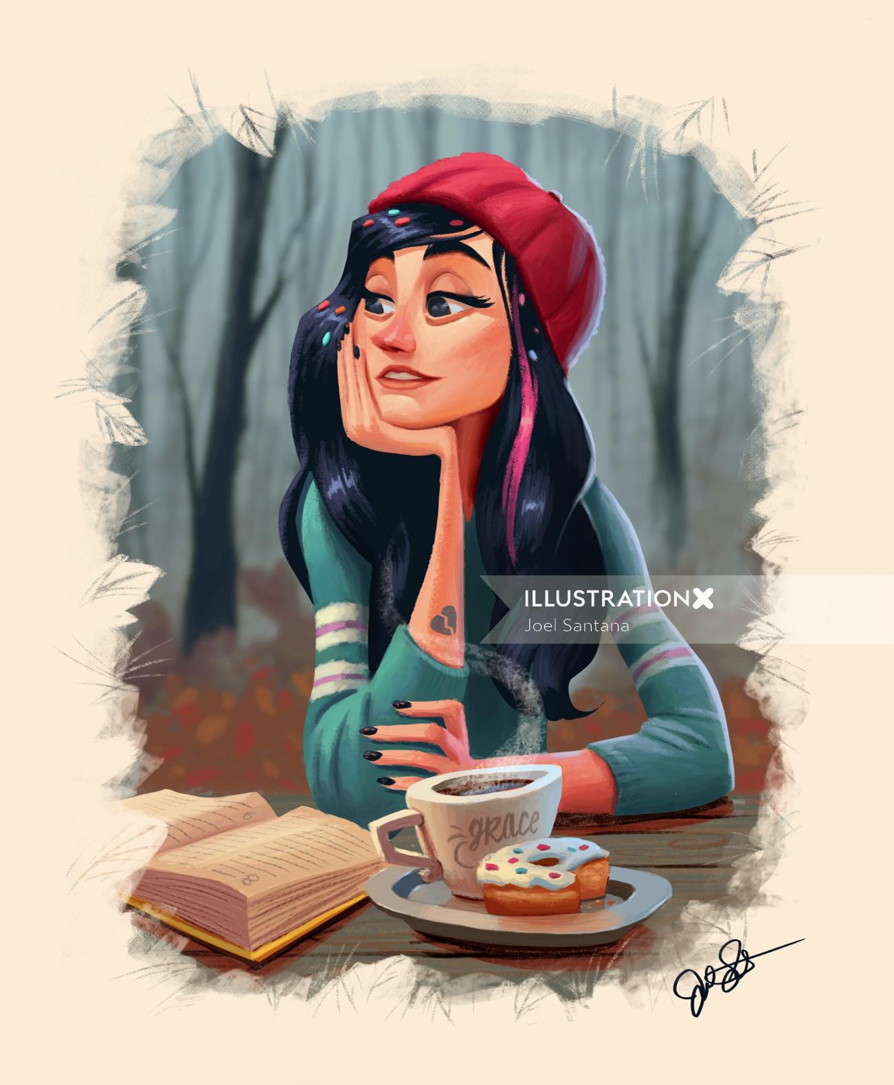 Disney character illustration by Joel Santana