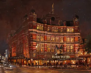 Realistic depiction of the Palace Theater