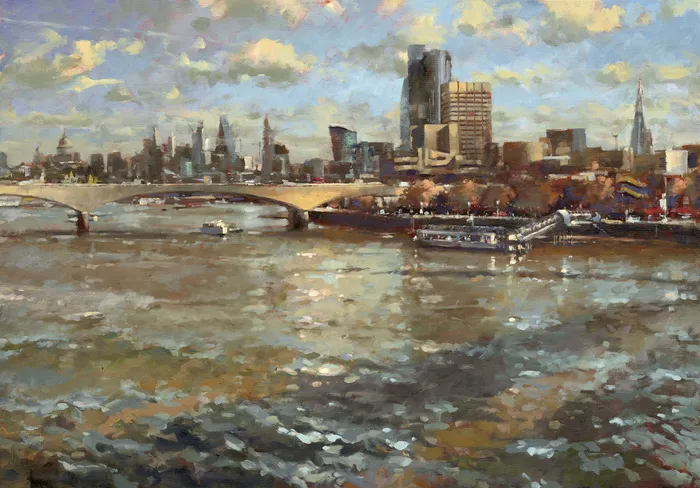 Skyline painting by John Walsom
