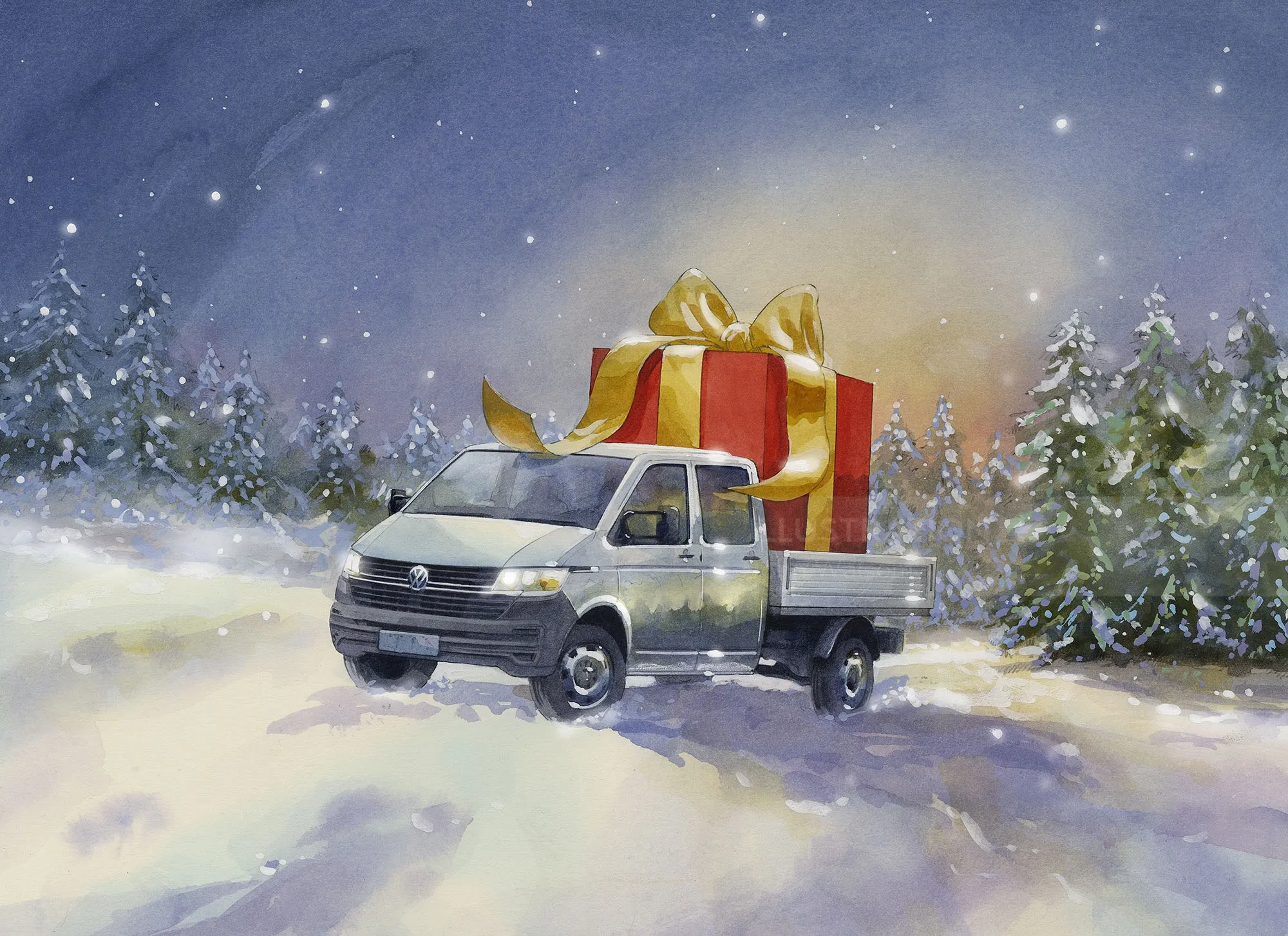 A Christmas card for Volkswagen Germany