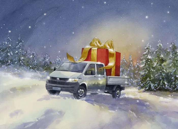 A Christmas card for Volkswagen Germany