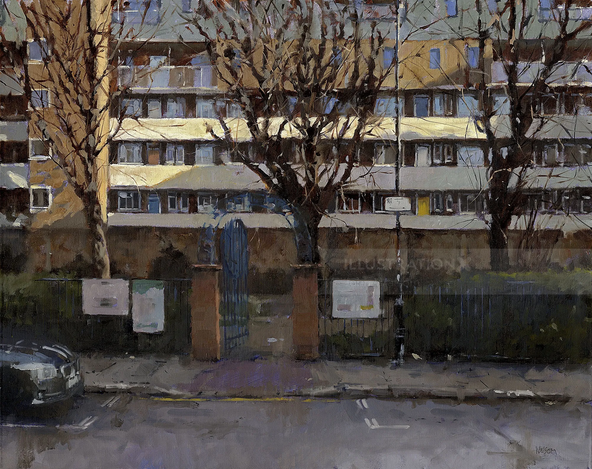 Architecture buildings of Cavell Street, London E1