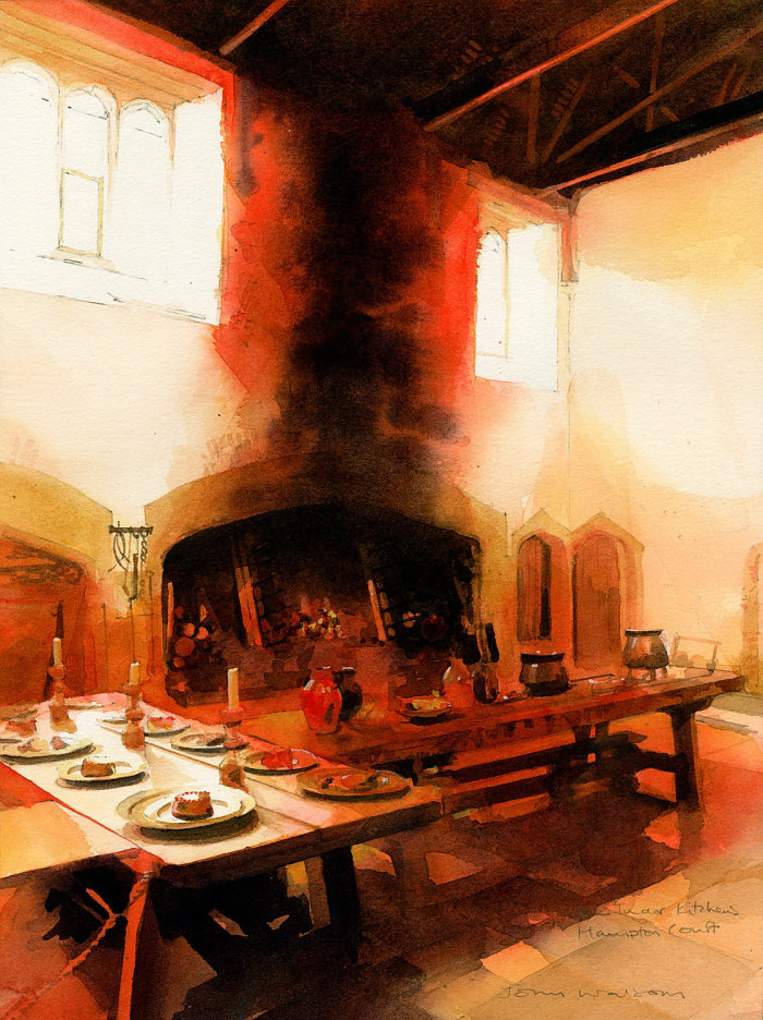Pintura histórica de cozinhas