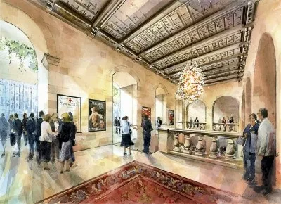 Proposal for the interior of a historic theatre in Malta