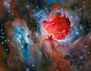 Peinture de la nébuleuse d&#39;Orion