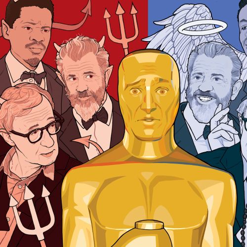 Controversial Oscar nominations illustration