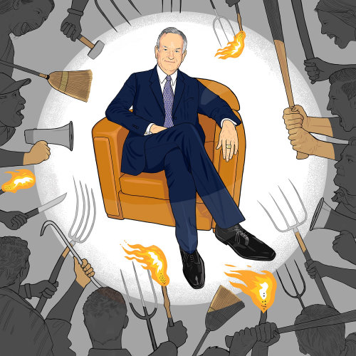 Portrait Illustration of Bill O'Reilly